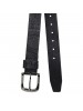 Fastrack Black Single-Sided Leather Belt
