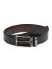 Titan Black & Brown Reversible Belt with Pin Buckle for Men