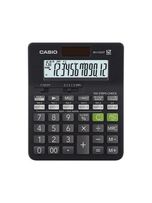 Casio MJ-12 GST Calculator (Black)