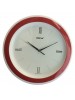 Oreva Quartz Plastic Round Shape 30 cm X 30 cm Fancy Home Decor Wall Clock (Red)-1607