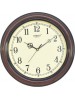 Rikon Plastic Wall Clock (Brown Ivory_30 x 30 cm)
