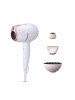 PHILIPS Hair Dryer Prestige BHD628/00 Personalized Technology Infrared Sensor Powerful Drying: 20% Faster Up to 90% Moisture Lock-in (White)