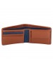 Fastrack Brown Leather & Denim Bifold Wallet for Guys-C0413LTN01