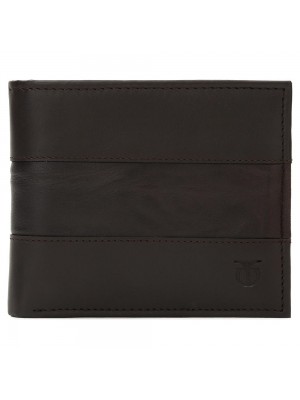 TITAN Brown Leather Bifold Wallet for Men-TW106LM1DB