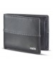 Titan Black Bifold Leather Wallet for Men