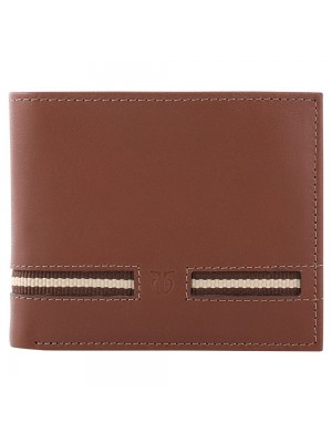 TITAN Tan Leather Bifold Wallet for Men-TW199LM1TN