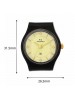 Maxima Analog Gold Dial Watch & Fiber Strap For Women - 03421PPLW