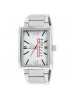 MAXIMA ATTIVO SQURE DAY AND DATED SILVER STAINLESS STEEL GENTS WATCH -25143CMGI