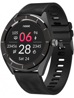 Noise NoiseFit Endure Smart Watch with 100+ Cloud Based Watch Faces & 20 Day Battery Life with SpO2 (Charcoal Black)