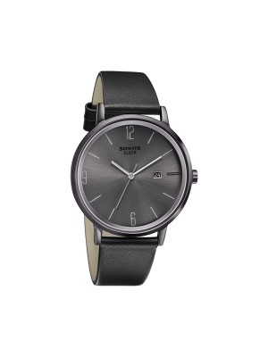 Sonata Sleek Analog Grey Dial Men's Watch-7131NL03