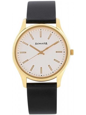 Sonata 77082YL02 Analog Watch - For Men