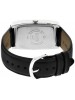 Sonata Analog Watch Silver Dial with Day & Date Function & Black Leather Strap for Men-NK7122SL01