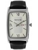Sonata Analog Watch Silver Dial with Day & Date Function & Black Leather Strap for Men-NK7122SL01