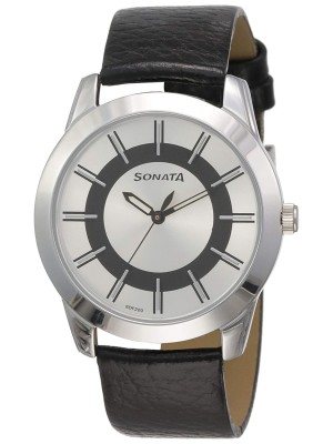 Sonata Analog Silver Dial Men's Watch (7924SL06)-NM7924SL06 / NL7924SL06