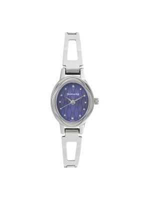 Sonata Pankh Analog Blue Dial Women's Watch-NL8085SM03