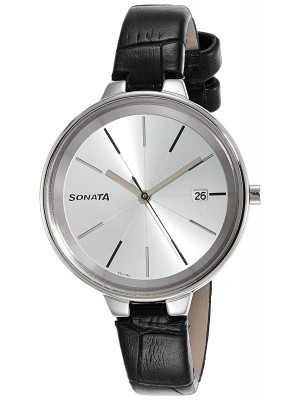 Sonata Busy Bees Analog Silver Dial Women's Watch-NL8159SL01