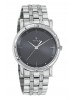 Titan Black Dial Analog Watch & Silver Stainless Steel Strap For Mens -1639SM02