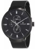 Titan Black Dial Multifunction Watch & Black Metal Strap  for Men-90093NM01