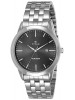 Titan Anthracite Dial Analog Watch with Date Function & Silver Stainless Steel Strap for Men-NK1584SM04