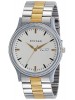 Titan Analog Watch White Dial with Day & Date Function & Two Toned Stainless Steel Strap for Men-NL1584YM02