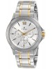 Titan Silver Dial Multifunction Watch & Dual Tone Stainless Steel Strap for Men-NL1698BM01