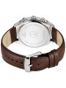 Titan Silver Dial Multifunction Watch  & Leather Strap for Men -NL1733KL0