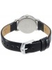 Titan Black Dial Analog Watch & Black Leather Strap for Women-2593SL01