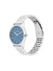 Titan with Blue Dial & Analog functionality Stainless Steel Strap for Women-2639SM02