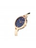 TITAN Raga Blue Dial Analog with Date Watch & Rose Gold Metal Strap  for Women-NL2578WM02